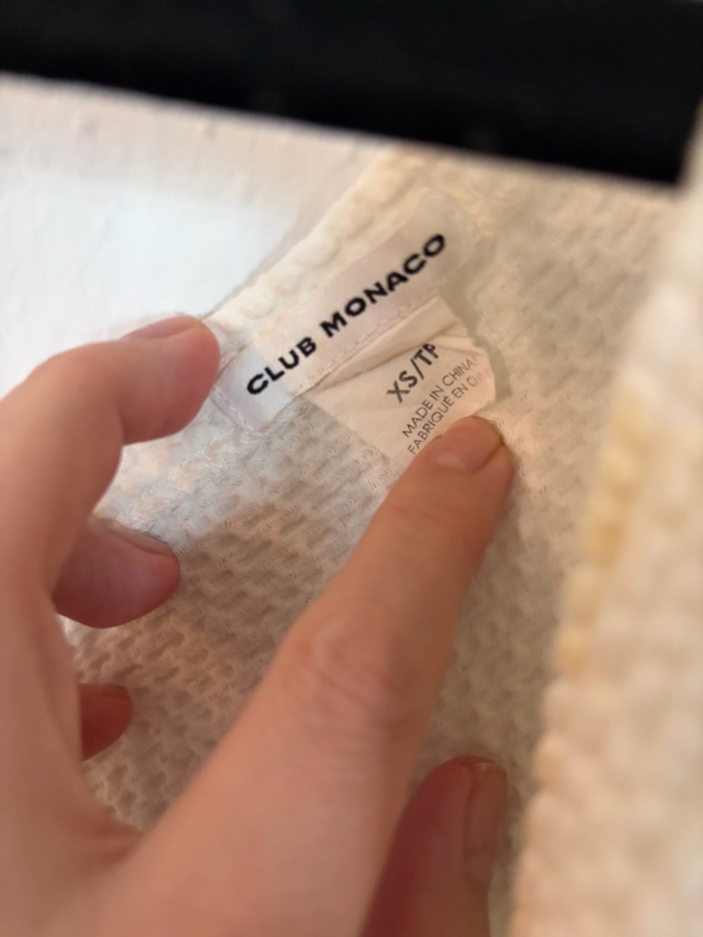 Club Monaco Lannah Wrap Cap-Sleeve Top - Picture 7 of 8
